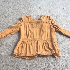 Long sleeve embroidered shirt